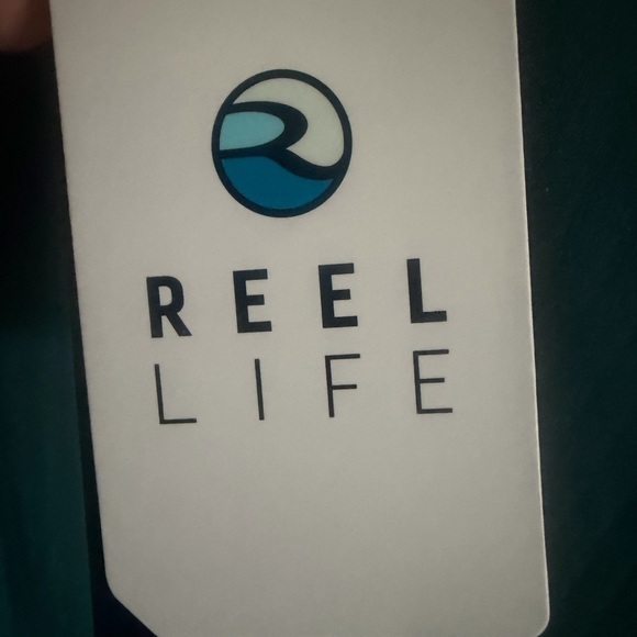 Reel Life Men's Grid Fleece 1/2 zip sunny lime pullover sweatshirt size L NWT - Picture 12 of 13